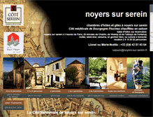 Tablet Screenshot of noyers-sur-serein.fr